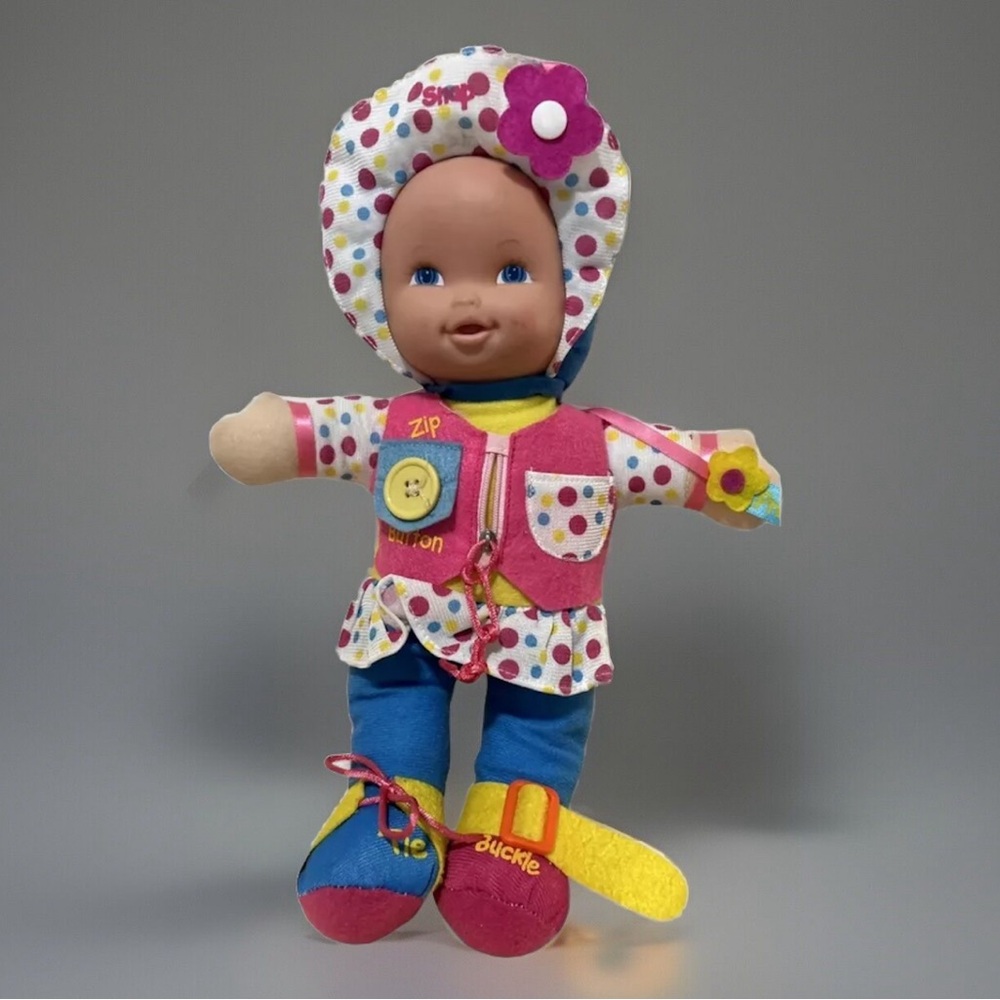 Kingstate I Can Dress Myself doll Baby's First Play & Learn ActivityVtg